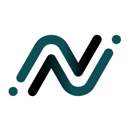 Necessi’s teal and black logo icon representing a community sharing platform